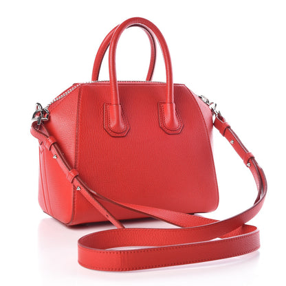 Givenchy Sugar Goatskin Mini Antigona Red 4 of 8