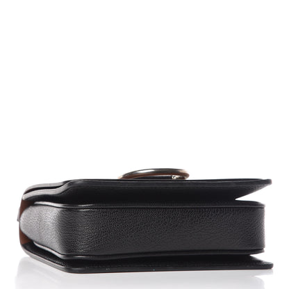 Burberry Calfskin Small D-Ring Bag Tan Black 4 of 10