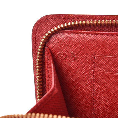 Prada Saffiano Metal Mini Chain Wallet Fuoco 7 of 8