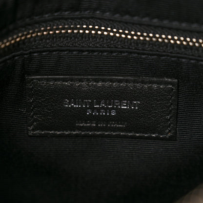 Saint Laurent Calfskin Y Quilted Monogram Medium Loulou Chain Satchel Faggio 6 of 10