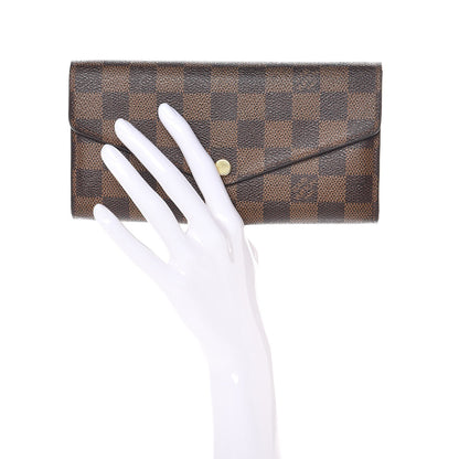 Louis Vuitton Damier Ebene Sarah Wallet NM 2 of 7