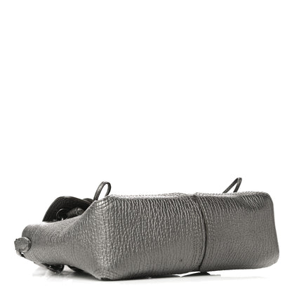3.1 Phillip Lim Metallic Textured Calfskin Mini Pashli Satchel Silver 4 of 18