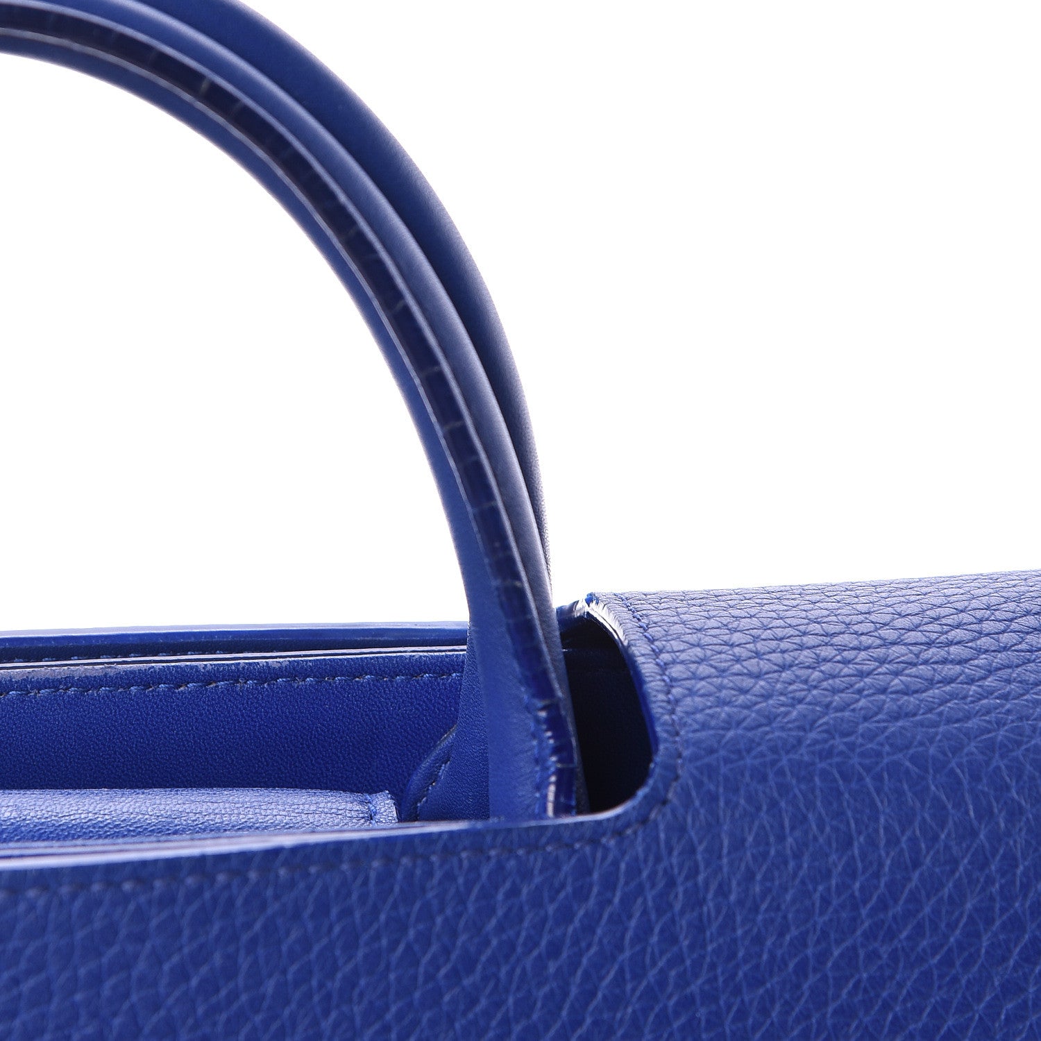 Christian Dior Bullcalf Medium Diorever Flap Yves Klein Blue 17 of 17