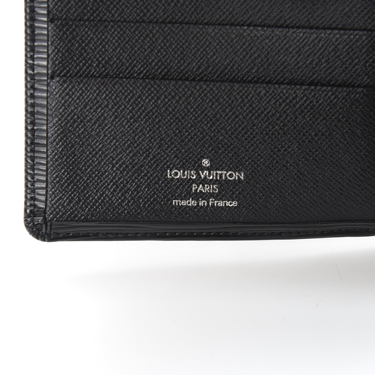 Louis Vuitton Epi Porte-Billets Cartes Credit Monnaie Wallet Black 7 of 9