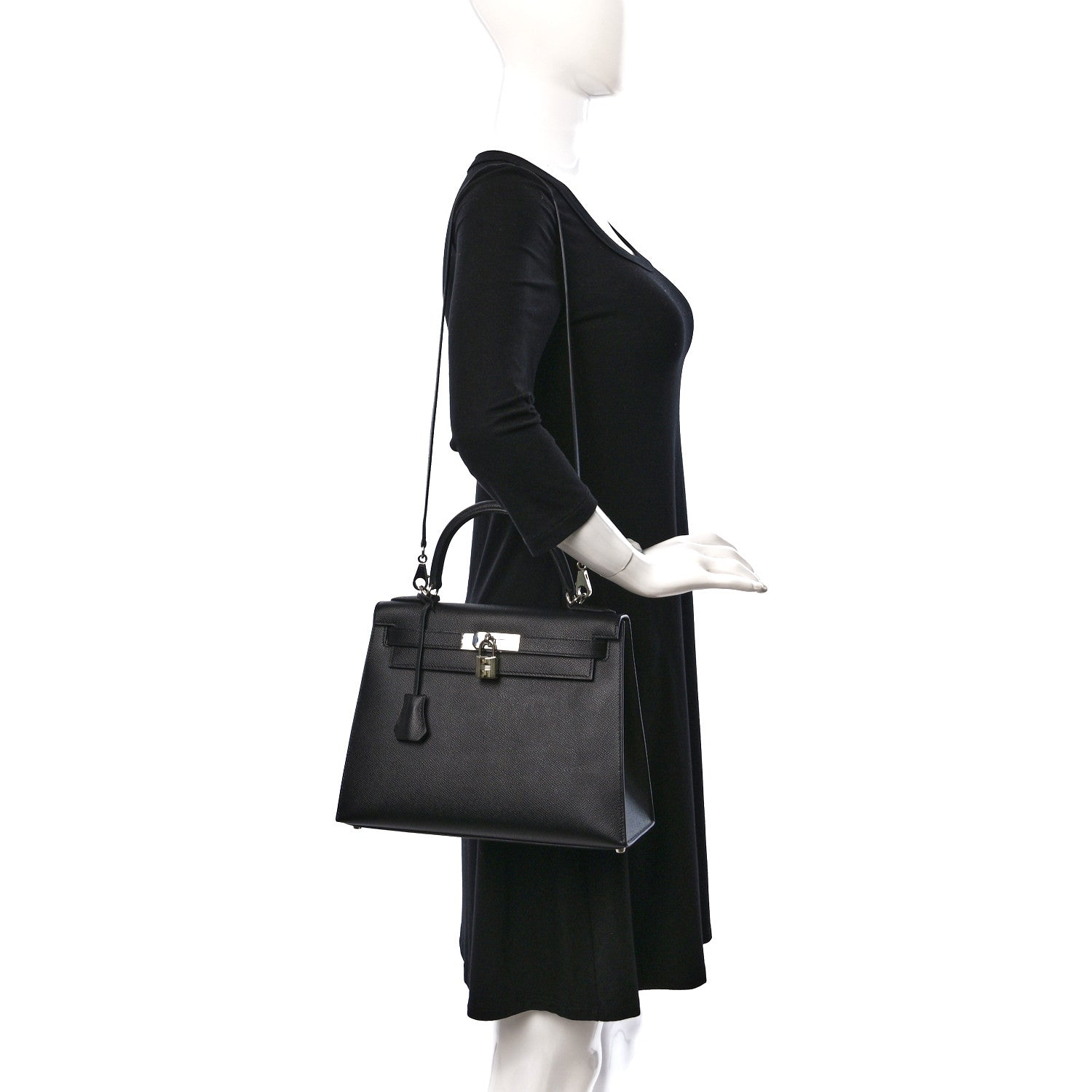 Hermes Epsom Kelly Sellier 28 Black 2 of 9