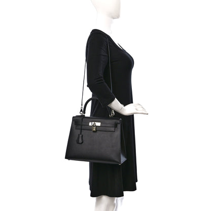 Hermes Epsom Kelly Sellier 28 Black 2 of 9