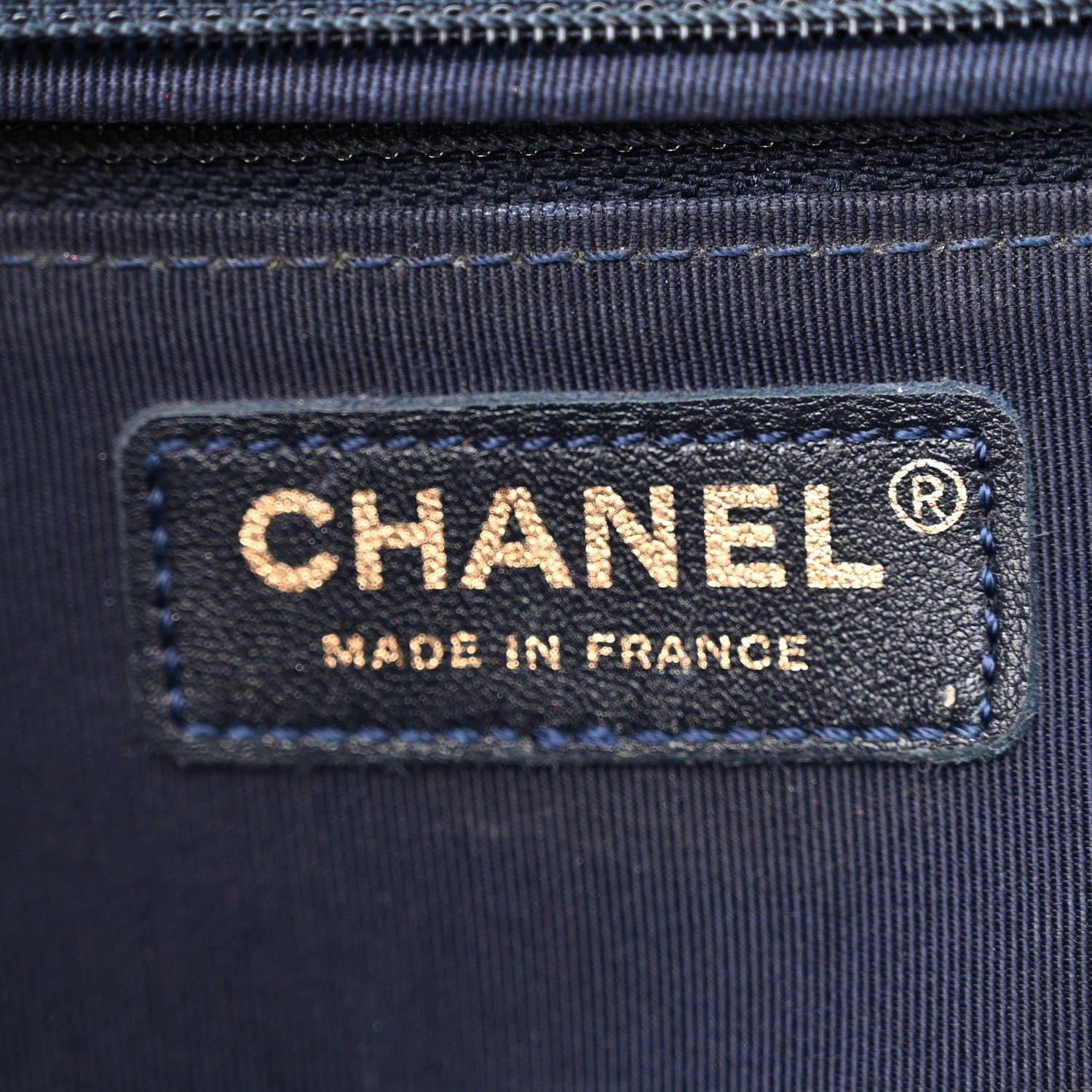 Chanel Lambskin Quilted New Medium Boy Flap Dark Blue 6 of 17