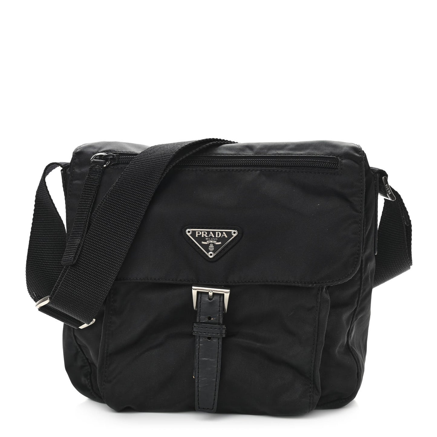 Nylon Vela Messenger Black
