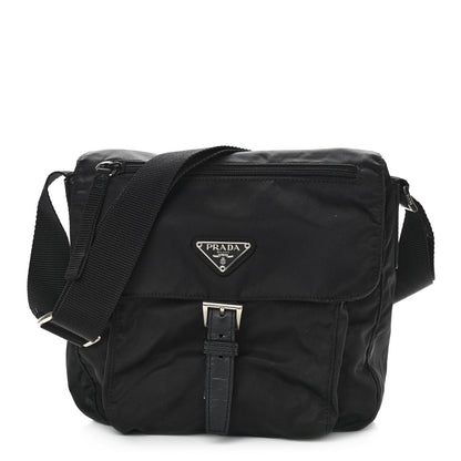 Prada Nylon Vela Messenger Black 1 of 13