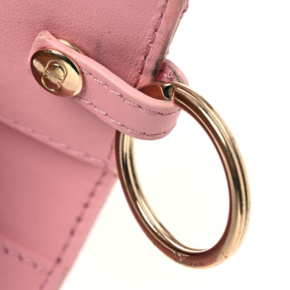 Christian Dior Lambskin Cannage Miss Dior 4 Key Holder Wallet Pink 10 of 12