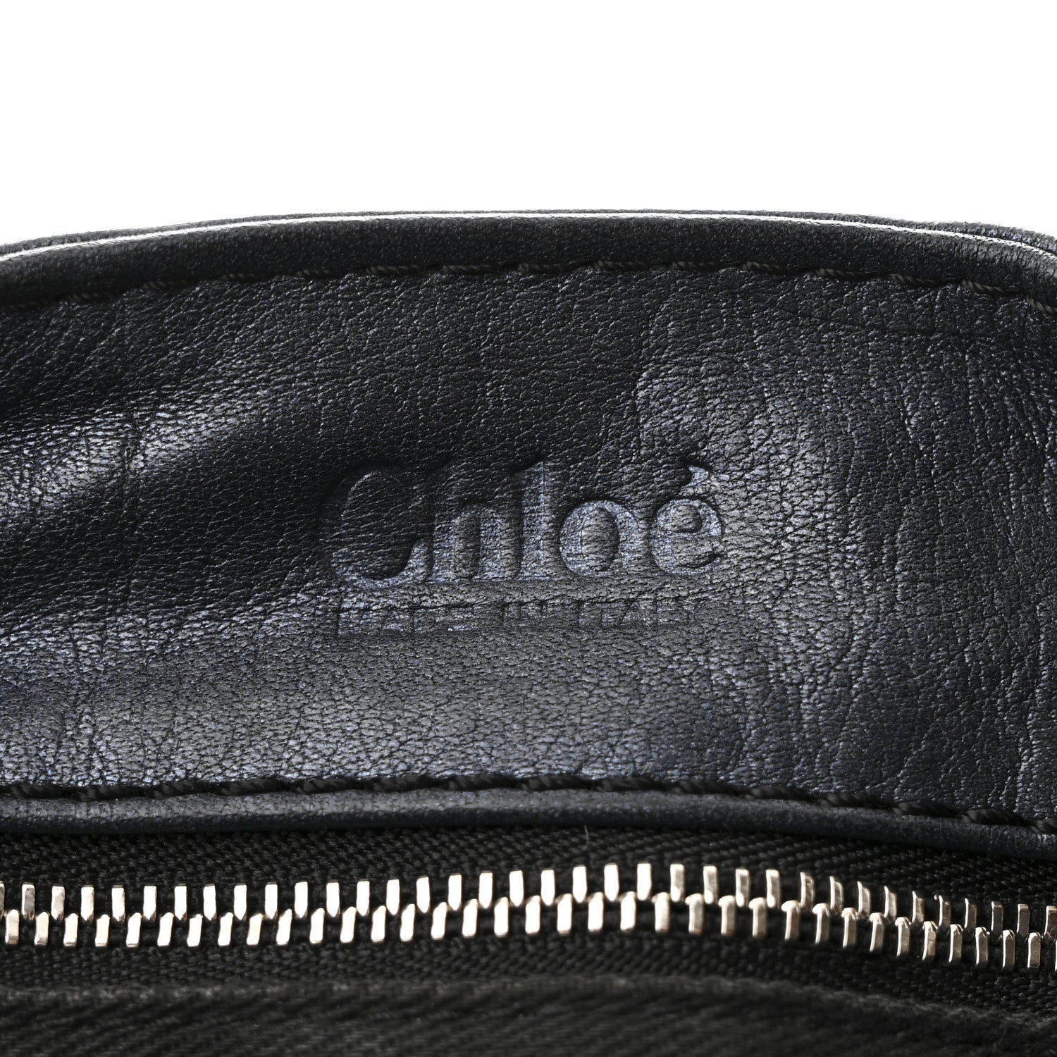 Chloe Metallic Calfskin Paddington Satchel Blue Nuit 5 of 9