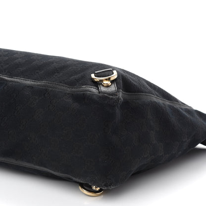 Gucci Monogram Large Abbey Tote Black 9 of 9