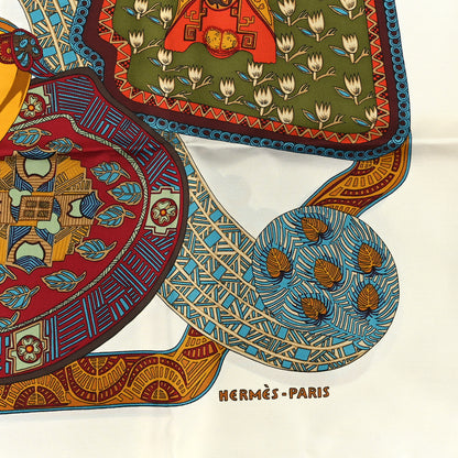 Hermes Silk Art Des Steppes Scarf 90 2 of 4