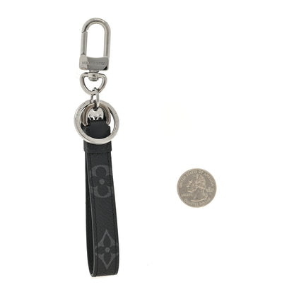 Louis Vuitton LOUIS VUITTON Monogram Eclipse Dragonne Bag Charm Key Holder 2 of 3