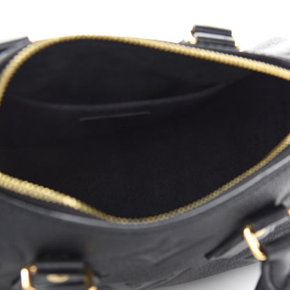 Louis Vuitton Empreinte Monogram Giant Speedy Bandouliere 20 Black 5 of 8