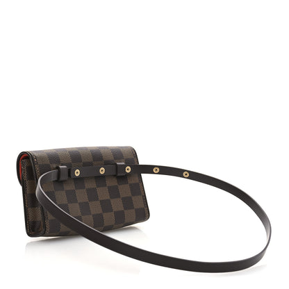 Louis Vuitton Damier Ebene Pochette Florentine XS 3 of 10