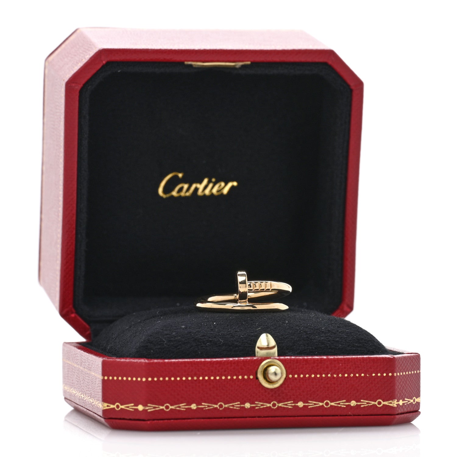 Cartier 18K Yellow Gold Juste Un Clou Ring 56 7.5 5 of 5