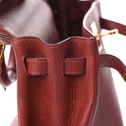 Hermes Taurillon Clemence Retourne Kelly 32 Rouge H 27 of 35