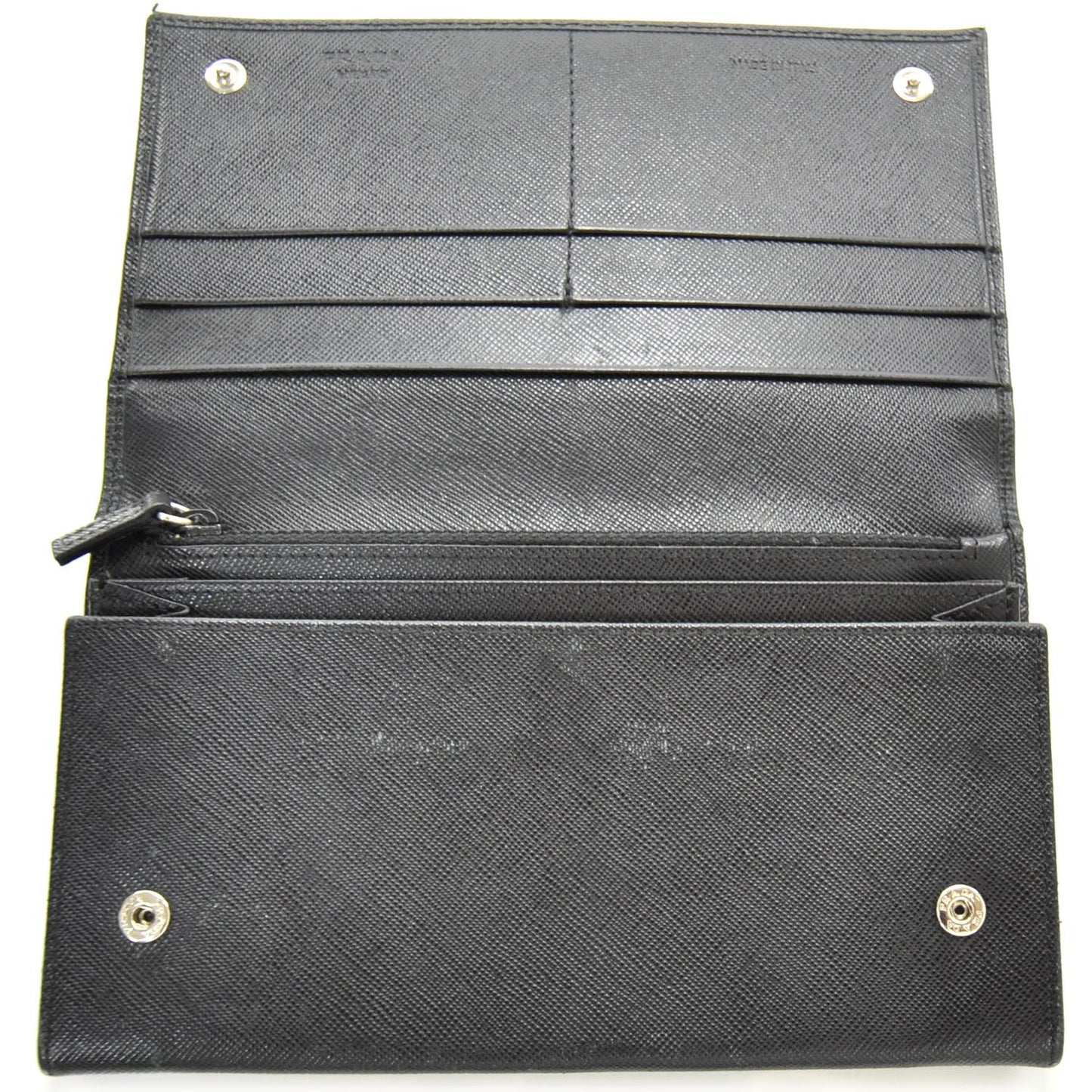 Saffiano Wallet Nero Black