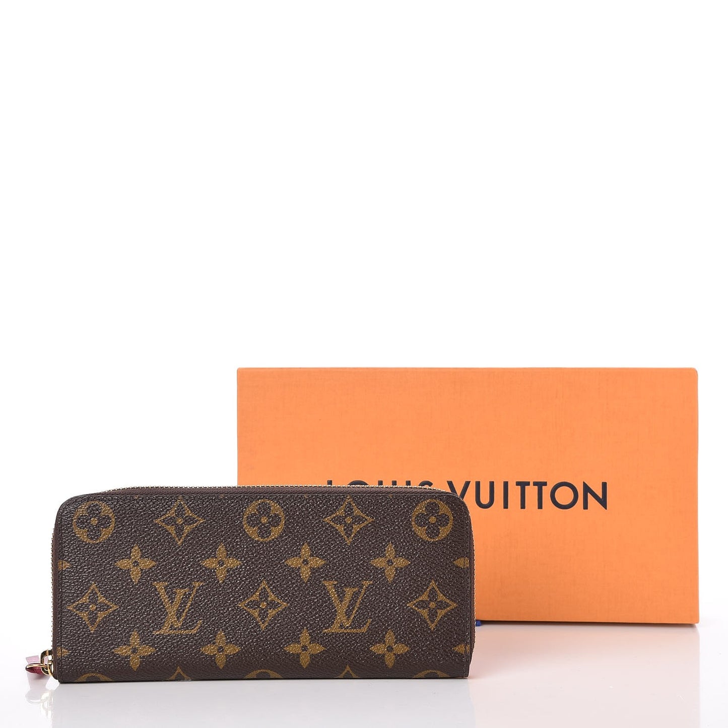 Monogram Clemence Wallet Fuchsia