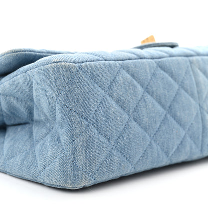 Chanel Denim Quilted 2.55 Reissue 226 Flap Light Blue 9 of 12