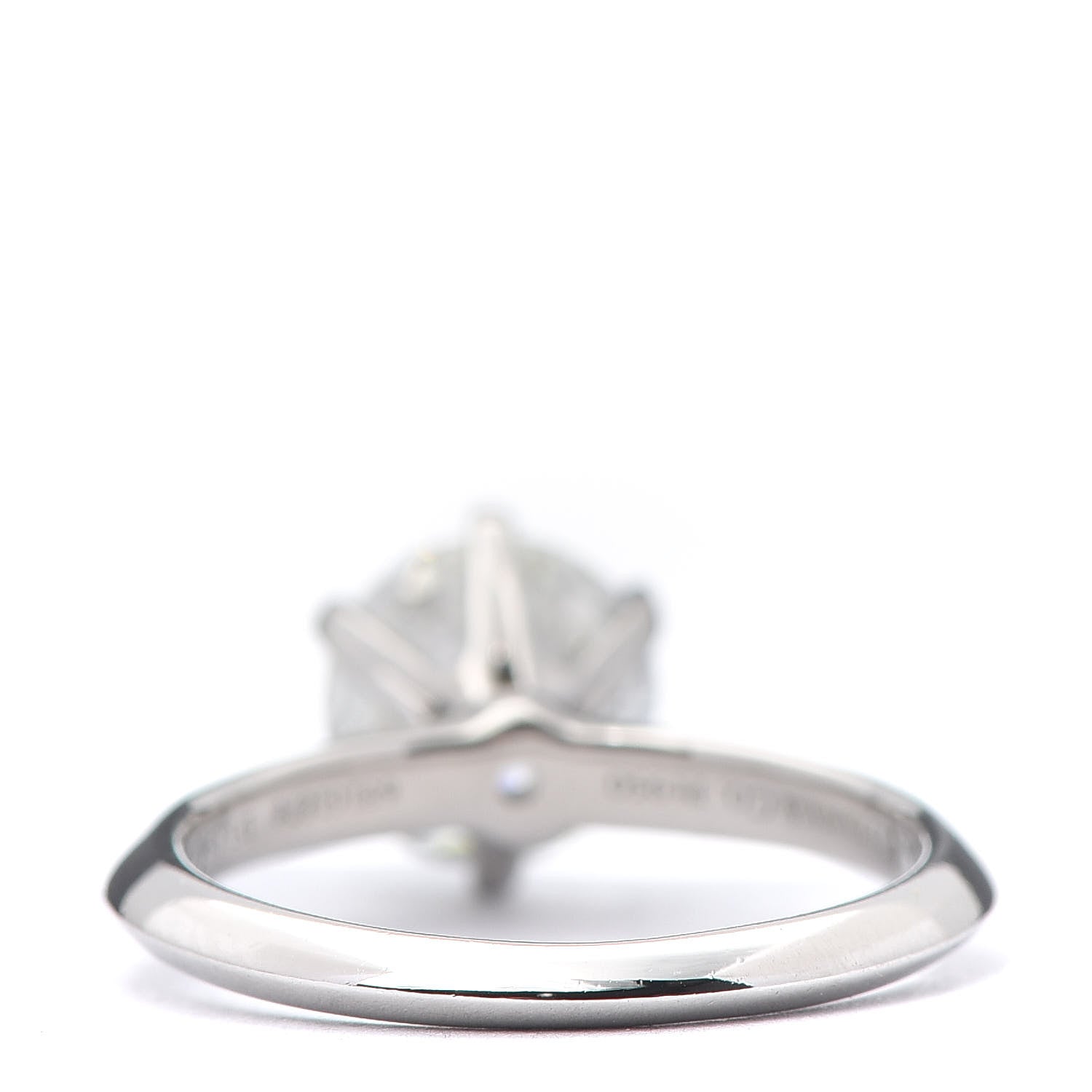Tiffany Platinum Diamond 1.89ct Solitaire Engagement Ring 51 5.75 4 of 8