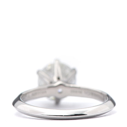 Tiffany Platinum Diamond 1.89ct Solitaire Engagement Ring 51 5.75 4 of 8