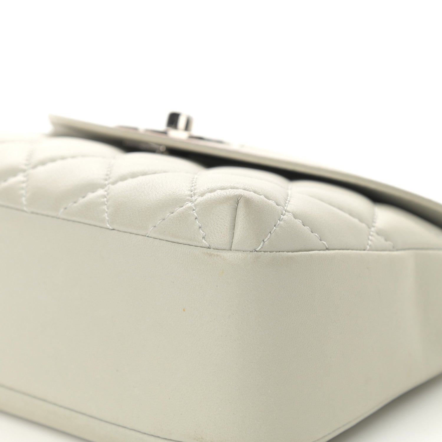 Chanel Lambskin Quilted Small Single Flap Bag Violet Clair 10 of 16