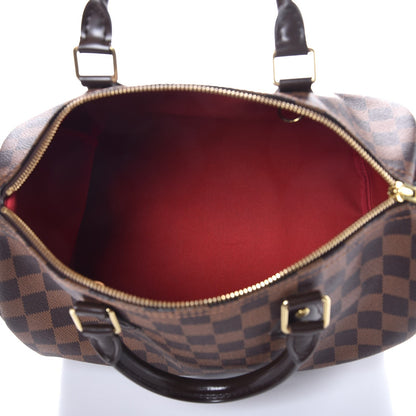 Louis Vuitton Damier Ebene Speedy 30 5 of 8