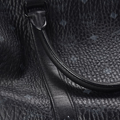 MCM Visetos XLarge Traveler Weekender Bag Black 11 of 22