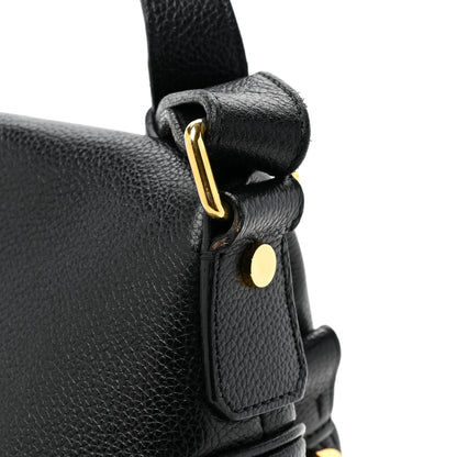 Tom Ford Grained Calfskin Medium Jennifer Crossbody Bag Black 18 of 18