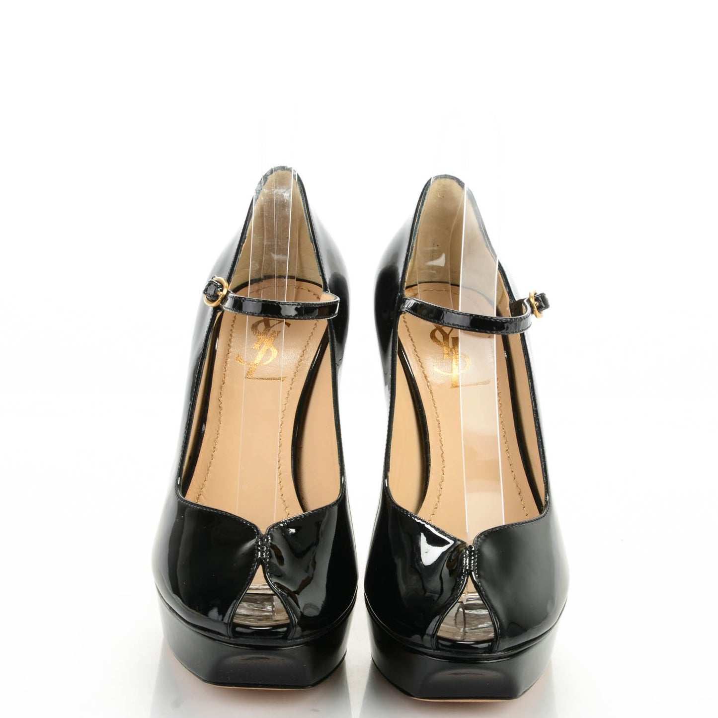 Patent Tribtoo 80 Ankle Strap Pumps 38.5 Black