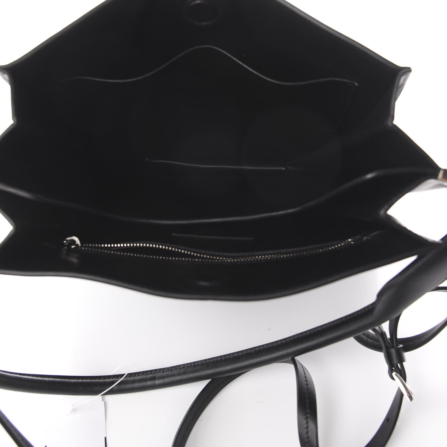 Prada City Calfskin Large Margit Bag Black 4 of 7