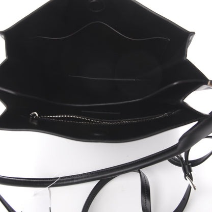 Prada City Calfskin Large Margit Bag Black 4 of 7