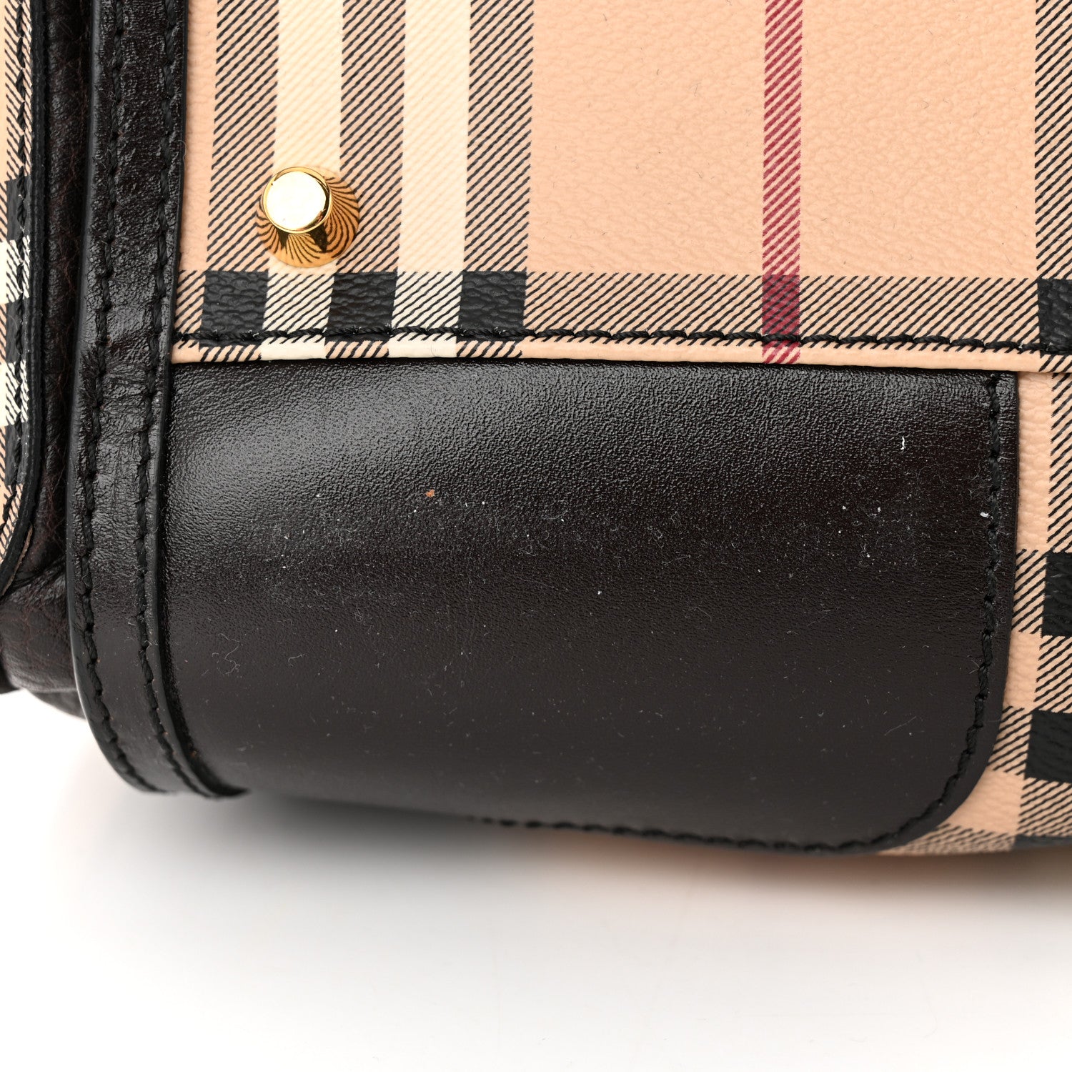 Burberry Haymarket Check Small Gladstone Chocolate 13 of 18