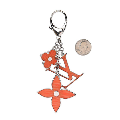 Louis Vuitton Fleur d Epi Bag Charm Piment 2 of 2