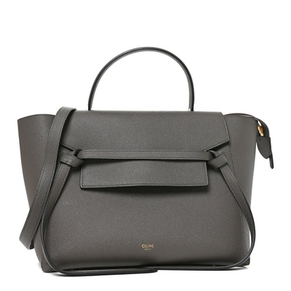 Celine Grained Calfskin Mini Belt Bag Grey 1 of 8