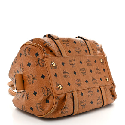 MCM Visetos Boston Bag Cognac 4 of 13