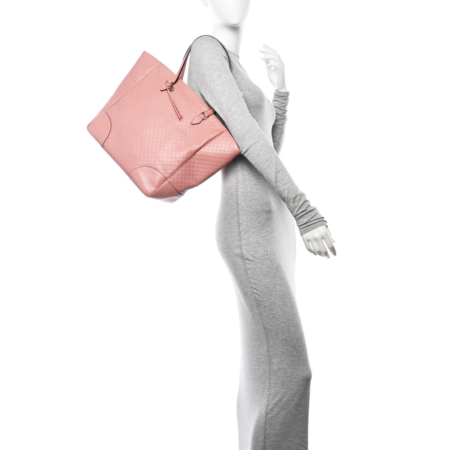 Gucci Microguccissima Bree Zippered Tote Soft Pink 2 of 10