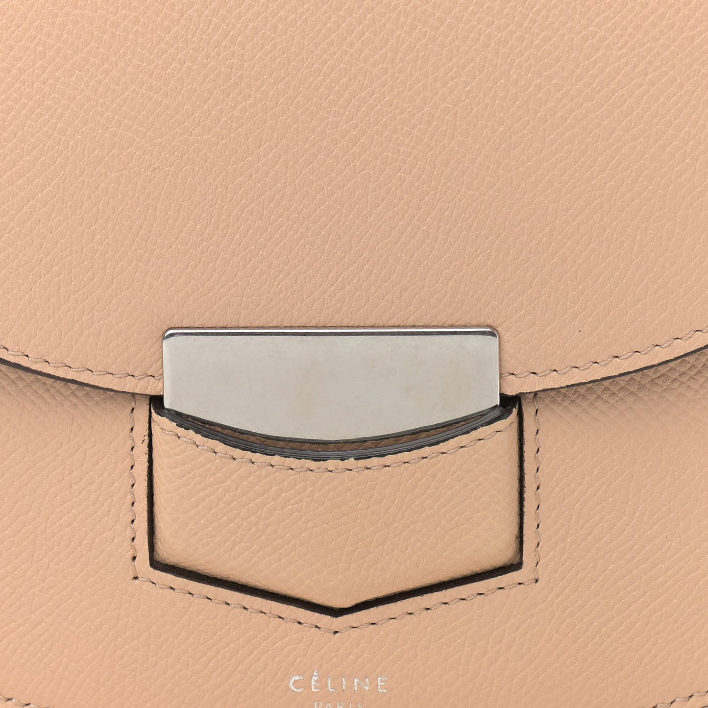 Grained Calfskin Small Trotteur Powder