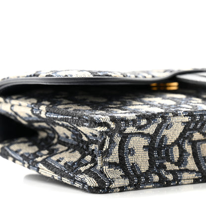 Christian Dior Oblique Saddle Belt Bag Blue 9 of 12