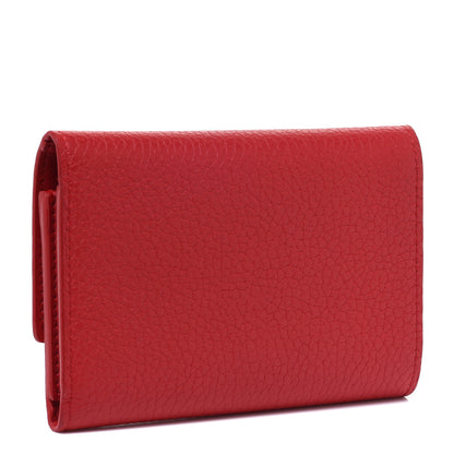 Louis Vuitton Taurillon Capucines Compact Wallet Rubis 3 of 6