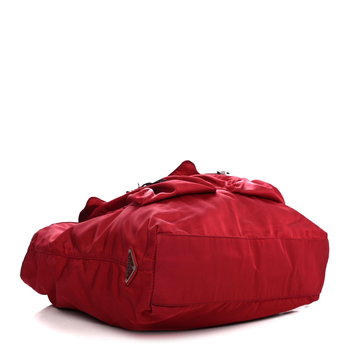 Tessuto Nylon Tote Rosso