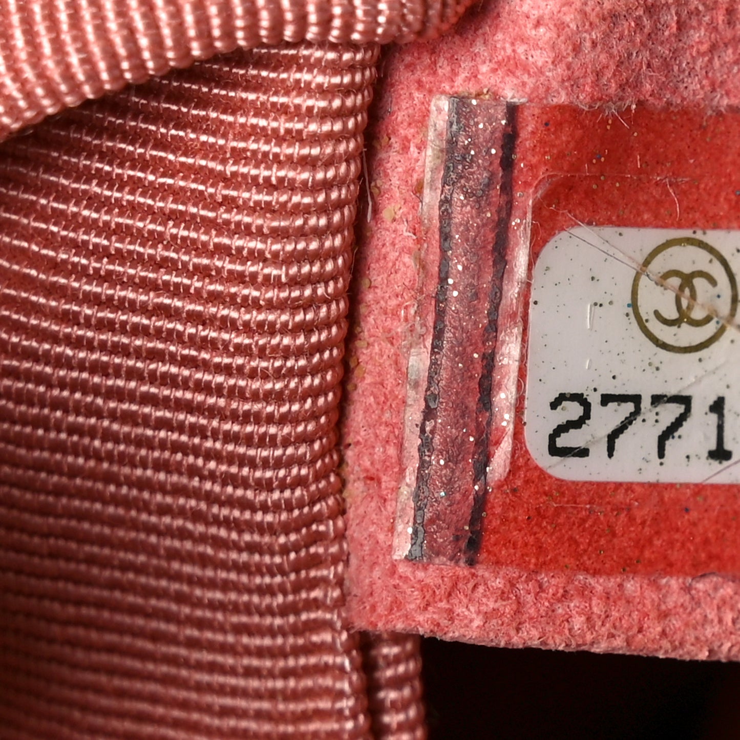 Aged Calfskin Quilted Small Gabrielle Backpack Pink