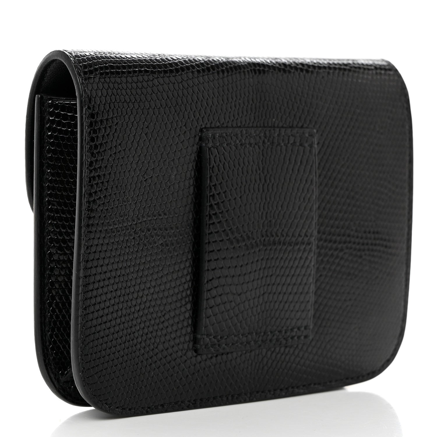 Hermes Lizard Constance Slim Wallet Black 4 of 8