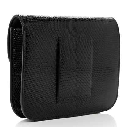 Hermes Lizard Constance Slim Wallet Black 4 of 8