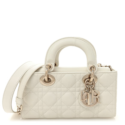 Christian Dior Lambskin Cannage Small Lady D-Joy Latte 2 of 31