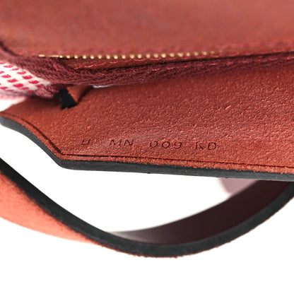 Hermes Criss Viking Vache Hunter Herbag Zip Retourne 31 PM Ecru Framboise Rouge 8 of 11