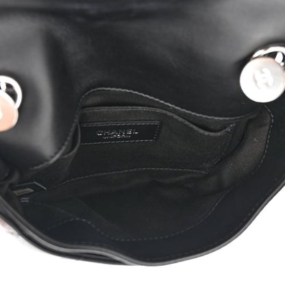Chanel Calfskin Quilted CC Uniform Flap Belt Bag Black 5 of 10