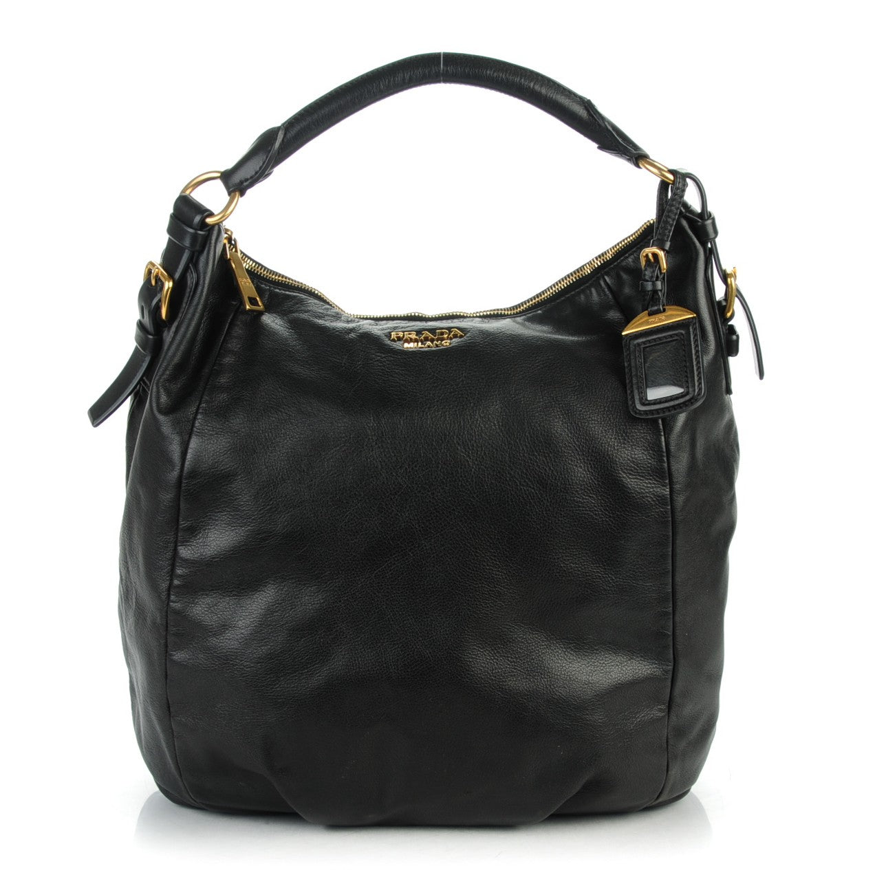 Soft Calf Hobo Nero Black